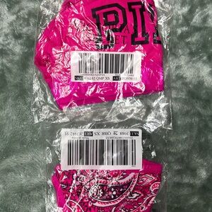 Victoria’s Secret Vibrant Pink Paisley bra and panty set
